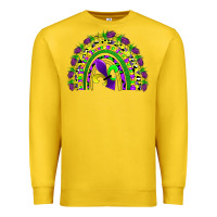 Lemon mardi gras rainbow Premium Sweatshirt - AdoDesignShop