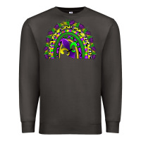 Smoke mardi gras rainbow Premium Sweatshirt - AdoDesignShop