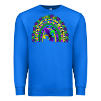 True Royal mardi gras rainbow Premium Sweatshirt - AdoDesignShop