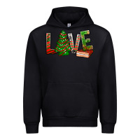 Black Love Christmas tree cake Urban Hoodie - NancyCooperArtShop