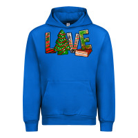 Cobalt Love Christmas tree cake Urban Hoodie - NancyCooperArtShop