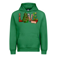Emerald Love Christmas tree cake Urban Hoodie - NancyCooperArtShop