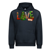 Navy Love Christmas tree cake Urban Hoodie - NancyCooperArtShop