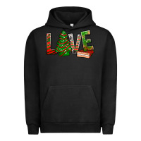 Pigment Black Love Christmas tree cake Urban Hoodie - NancyCooperArtShop