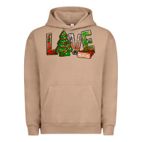 Pigment Burro Love Christmas tree cake Urban Hoodie - NancyCooperArtShop