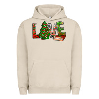 Pigment French Oak Love Christmas tree cake Urban Hoodie - NancyCooperArtShop