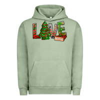 Pigment Oil Green Love Christmas tree cake Urban Hoodie - NancyCooperArtShop