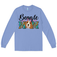 Colony Blue western beagle mom Long Sleeve Tee - RanaPortraitStore