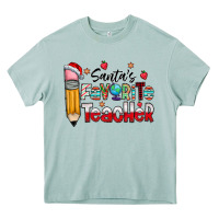 Arona Santa Favorite Teacher Heavy Core Tee - CowhideDigitalArt