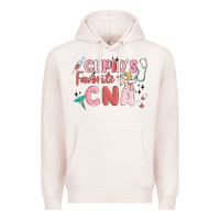 Pale Pink cupids favorite cna Premium Hoodie - MaliasSmallBusiness