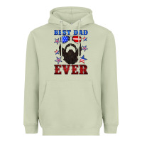Matcha best dad ever american flag Heavyweight Hoodie - Artiststas