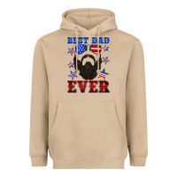 Mushroom best dad ever american flag Heavyweight Hoodie - Artiststas