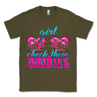 Army Green Girl Check Those Boobies Classic Tee - texasbilliewilder