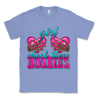 Colony Blue Girl Check Those Boobies Classic Tee - texasbilliewilder