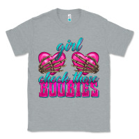 Heather Grey Girl Check Those Boobies Classic Tee - texasbilliewilder