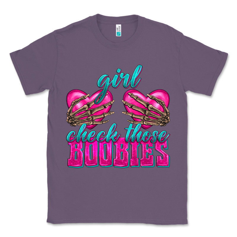 Girl Check Those Boobies Classic Tee by texasbilliewilder | Teevron
