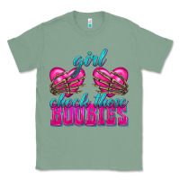 Sage Girl Check Those Boobies Classic Tee - texasbilliewilder