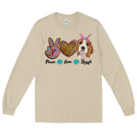 Peace Love Beagle Long Sleeve Tee | Teevron