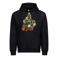 Black Festive af Christmas middle finger Urban Hoodie - NancyCooperArtShop