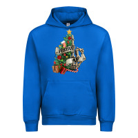 Cobalt Festive af Christmas middle finger Urban Hoodie - NancyCooperArtShop