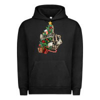 Pigment Black Festive af Christmas middle finger Urban Hoodie - NancyCooperArtShop