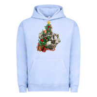 Pigment Grape Ice Festive af Christmas middle finger Urban Hoodie - NancyCooperArtShop