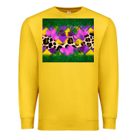 Lemon mardi gras Leopard and heart Premium Sweatshirt - AdoDesignShop