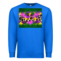 True Royal mardi gras Leopard and heart Premium Sweatshirt - AdoDesignShop