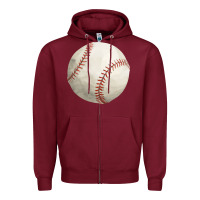 Burgundy baseball fa element Zipper Hoodie - FaDigitalArtStudio