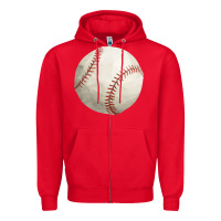 Red baseball fa element Zipper Hoodie - FaDigitalArtStudio