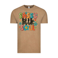 Vintage Coffee sassy little soul smiley Vintage Tee - MaliasSmallBusiness