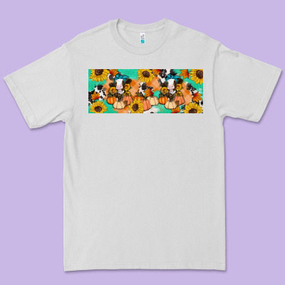 Cow Fall Pumpkin Premium Tee Designed By Artiststas