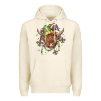 Tofu mardi gras cow Premium Hoodie - MaliasSmallBusiness