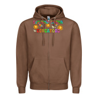 Chestnut see you later educators  libbey glass Zipper Hoodie - HRA Design Shop