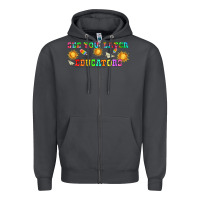 Smoke see you later educators  libbey glass Zipper Hoodie - HRA Design Shop