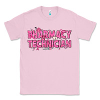 Bubblegum Pink Breast Cancer Pharmacy Technician Classic Tee - texasbilliewilder