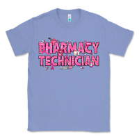 Colony Blue Breast Cancer Pharmacy Technician Classic Tee - texasbilliewilder