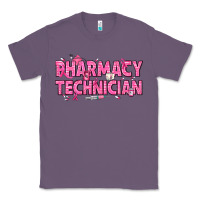 Lavender Breast Cancer Pharmacy Technician Classic Tee - texasbilliewilder