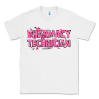 White Breast Cancer Pharmacy Technician Classic Tee - texasbilliewilder