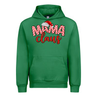 Emerald Mama Claus Urban Hoodie - MaliasSmallBusiness