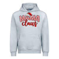 Heather Grey Mama Claus Urban Hoodie - MaliasSmallBusiness