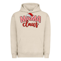Pigment French Oak Mama Claus Urban Hoodie - MaliasSmallBusiness