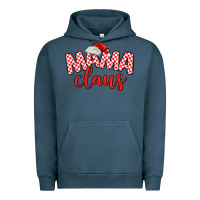 Pigment Midnight Navy Mama Claus Urban Hoodie - MaliasSmallBusiness