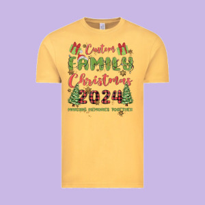 Custom Family Christmas 2024 Marking Memories Toge Vintage Tee Designed By Maliassmallbusiness