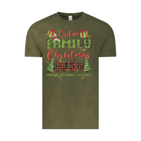 Vintage Olive custom family christmas 2024 marking memories toge Vintage Tee - MaliasSmallBusiness