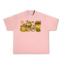 Salmon sunflower coffee cups Urban Heavy Tee - texasbilliewilder