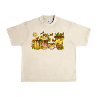 Sandshell sunflower coffee cups Urban Heavy Tee - texasbilliewilder