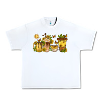 White sunflower coffee cups Urban Heavy Tee - texasbilliewilder