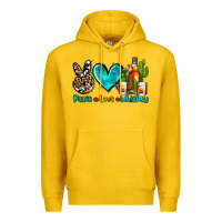 Lemon peace love whiskey Premium Hoodie - AdoDesignShop