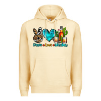 Pina Colada peace love whiskey Premium Hoodie - AdoDesignShop